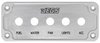 5-Toggle Switch Panel With Engraved Switch Labels and Epoxy Inlay - image 3