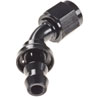 AN 45-Degree Push-Loc Hose End [-4 AN Female Swivel to Push-Loc Hose, Black] - image 2