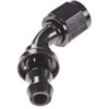 AN 45-Degree Push-Loc Hose End [-6 AN Female Swivel to Push-Loc Hose, Black] - image 2