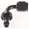 AN 90-Degree Push-Loc Hose End [-4 AN Female Swivel to Push-Loc Hose, Black] - image 2
