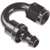 AN 180-Degree Push-Loc Hose End [-6 AN Female Swivel to Push-Loc Hose, Black] - image 3