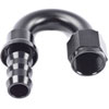 AN 180-Degree Push-Loc Hose End [-10 AN Female Swivel to Push-Loc Hose, Black] - image 2