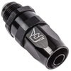 AN Male Straight Max Flow Swivel Hose End [-8 AN Male to -8 AN Hose, Black] - image 2