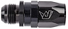AN Male Straight Max Flow Swivel Hose End [-12 AN Male to -12 AN Hose, Black] - image 1