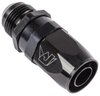 AN Male Straight Max Flow Swivel Hose End [-12 AN Male to -12 AN Hose, Black] - image 2