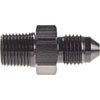AN to NPT Straight Adapter Fitting [-3 AN Male to 1/8 in. NPT Male, Black] - image 3