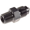AN to NPT Straight Adapter Fitting [-4 AN Male to 1/8 in. NPT Male, Black] - image 2