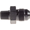AN to NPT Straight Adapter Fitting [-6 AN Male to 1/8 in. NPT Male, Black] - image 3