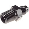 AN to NPT Straight Adapter Fitting [-4 AN Male to 1/4 in. NPT Male, Black] - image 2