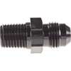 AN to NPT Straight Adapter Fitting [-6 AN Male to 1/4 in. NPT Male, Black] - image 3