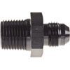 AN to NPT Straight Adapter Fitting [-6 AN Male to 3/8 in. NPT Male, Black] - image 3