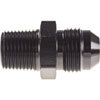 AN to NPT Straight Adapter Fitting [-8 AN Male to 3/8 in. NPT Male, Black] - image 3