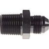 AN to NPT Straight Adapter Fitting [-8 AN Male to 1/2 in. NPT Male, Black] - image 3