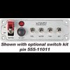 Ignition Switch/Start Button/4-Toggle Panel With Engraved Switch Labels and Epoxy Inlay - image 2
