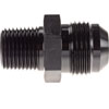 AN to NPT Straight Adapter Fitting [-12 AN Male to 1/2 in. NPT Male, Black] - image 3