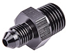AN to NPT Straight Adapter Fitting [-3 AN Male to 1/4 in. NPT Male, Black] - image 1