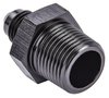 AN to NPT Straight Adapter Fitting [-4 AN Male to 3/8 in. NPT Male, Black] - image 3
