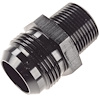 AN to NPT Straight Adapter Fitting [-16 AN Male to 3/4 in. NPT Male, Black] - image 1