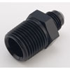 AN to NPT Straight Adapter Fitting [-6 AN Male to 1/2 in. NPT Male, Black] - image 2