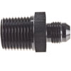 AN to NPT Straight Adapter Fitting [-6 AN Male to 1/2 in. NPT Male, Black] - image 3