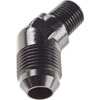 AN to NPT 45-Degree Adapter Fitting [-8 AN Male to 1/4 in. NPT Male, Black] - image 2
