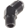 AN to NPT 45-Degree Adapter Fitting [-10 AN Male to 3/8 in. NPT Male, Black] - image 3