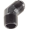 AN to NPT 45-Degree Adapter Fitting [-12 AN Male to 3/4 in. NPT Male, Black] - image 3