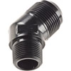 AN to NPT 45-Degree Adapter Fitting [-16 AN Male to 3/4 in. NPT Male, Black] - image 3