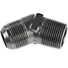 AN to NPT 45-Degree Adapter Fitting [-16 AN Male to 1 in. NPT Male, Black] - image 1