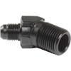 AN to NPT 45-Degree Adapter Fitting [-6 AN Male to 1/2 in. NPT Male, Black] - image 2