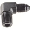 AN to NPT 90-Degree Adapter Fitting [-3 AN Male to 1/8 in. NPT Male, Black] - image 3