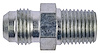AN to NPT Straight Adapter Fitting [-6 AN Male to 1/4 in. NPT Male, Zinc] - image 1