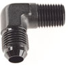 AN to NPT 90-Degree Adapter Fitting [-6 AN Male to 1/4 in. NPT Male, Black] - image 2