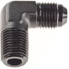 AN to NPT 90-Degree Adapter Fitting [-6 AN Male to 1/4 in. NPT Male, Black] - image 3