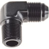 AN to NPT 90-Degree Adapter Fitting [-8 AN Male to 3/8 in. NPT Male, Black] - image 3