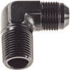 AN to NPT 90-Degree Adapter Fitting [-10 AN Male to 1/2 in. NPT Male, Black] - image 3