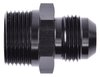 AN to NPT Straight Adapter Fitting [-10 AN Male to 3/4 in. NPT Male, Black] - image 3