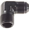 AN to NPT 90-Degree Adapter Fitting [-12 AN Male to 3/4 in. NPT Male, Black] - image 3