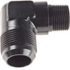 AN to NPT 90-Degree Adapter Fitting [-16 AN Male to 3/4 in. NPT Male, Black] - image 2