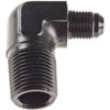 AN to NPT 90-Degree Adapter Fitting [-6 AN Male to 1/2 in. NPT Male, Black] - image 3