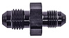 AN to AN Union Reducer Fitting [-4 AN Male to -3 AN Male, Black] - image 1