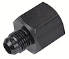 AN Female to Male Reducer Fitting [-8 AN Female to -6 AN Male, Black] - image 1