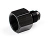 AN Female to Male Reducer Fitting [-8 AN Female to -6 AN Male, Black] - image 2