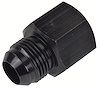 AN Female to Male Reducer Fitting [-12 AN Female to -10 AN Male, Black] - image 1