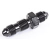 AN to AN Straight Bulkhead Adapter Fitting [-3 AN Male to -3 AN Male, Black] - image 2