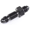 AN to AN Straight Bulkhead Adapter Fitting [-4 AN Male to -4 AN Male, Black] - image 2