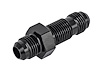 AN to AN Straight Bulkhead Adapter Fitting [-6 AN Male to -6 AN Male, Black] - image 1