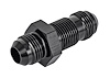 AN to AN Straight Bulkhead Adapter Fitting [-8 AN Male to -8 AN Male, Black] - image 1