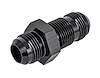 AN to AN Straight Bulkhead Adapter Fitting [-12 AN Male to -12 AN Male, Black] - image 1