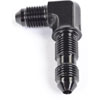 AN to AN 90-Degree Bulkhead Adapter Fitting [-3 AN Male to -3 AN Male, Black] - image 2
